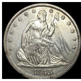 1843 Seated Liberty Half Dollar HIGH GRADE