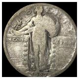 1927-S Silver Standing Liberty Quarter NICELY CIRC