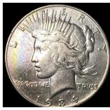 1934 Peace Silver Dollar NEARLY UNCIRCULATED