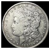 1891-O Silver Morgan Dollar LIGHTLY CIRCULATED