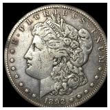 1892-CC Silver Morgan Dollar CLOSELY UNCIRCULATED