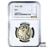 1916 Walking Liberty Half Dollar NGC G4