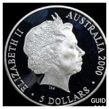 2000 Austrailia Silver $5 Proof 1.0161oz ASW