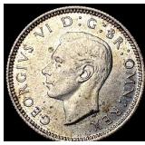 1945 Great Britain Silver 6 Pence
