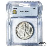 1944 Walking Liberty Half Dollar ICG MS65