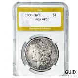1900-O/CC Morgan Silver Dollar PGA VF20