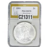 1993 Silver Eagle PGA MS70