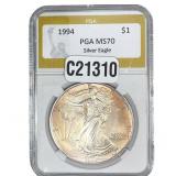 1994 Silver Eagle PGA MS70