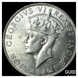 1941 British East Africa Silver 1 Shilling