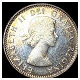 1954 Canada Silver 10 Cents