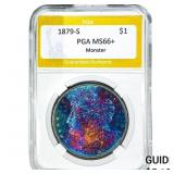 1879-S Morgan Silver Dollar PGA MS66+ Monster