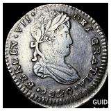 1820-AG Mexico Ferdinand VII Silver 1 Real
