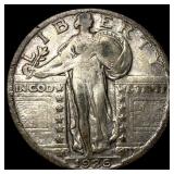 1926-S Silver Standing Liberty Quarter NEARLY UNCI