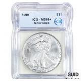 1999 Silver Eagle ICG MS69+