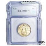 1923 Standing Liberty Quarter ICG MS66 FH