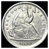 1838 Silver Seated Liberty Half Dime  UNCIRCULATE