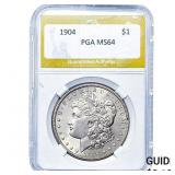1904 Morgan Silver Dollar PGA MS64