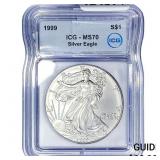 1999 Silver Eagle ICG MS70