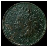 1873 Indian Head Cent NEARLY UNCIRCULATED