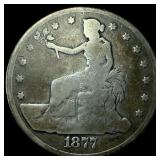 1877-CC Silver Trade Dollar NICELY CIRCULATED