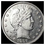 1907 Silver Half Dollar (Barber) UNCIRCULATED