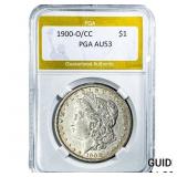 1900-O/CC Morgan Silver Dollar PGA AU53