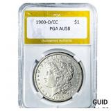 1922-O/S Morgan Silver Dollar PGA AU58