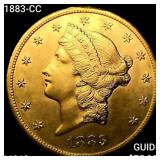 1883-CC $20 Gold Double Eagle UNCIRCULATED
