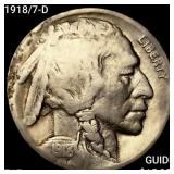 1918/7-D Buffalo Nickel NICELY CIRCULATED