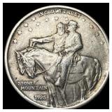 1925 Stone Mountain Silver Half Dollar NEARLY UNCI