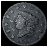 1824 Large Cent LIGHTLY CIRCULATED