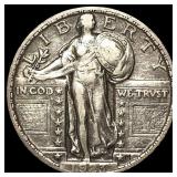 1923-S Silver Standing Liberty Quarter NEARLY UNCI