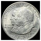 1923-S Silver Monroe Doctrine Centennial Half Doll