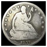 1877 Seated Liberty Half Dollar NICELY CIRCULATED