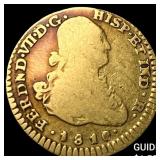 1810 Colonial Spain Gold 1 Escudo