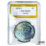 1879-S Morgan Silver Dollar PGA MS66+ Monster