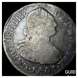 1801 Peru Silver 2 Reales