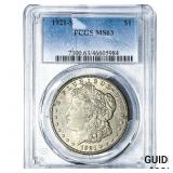 1921-S Morgan Silver Dollar PCGS MS63