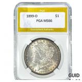 1899-O Morgan Silver Dollar PGA MS66