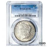 1897-S Morgan Silver Dollar PCGS AU58