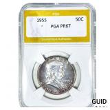 1955 Franklin Half Dollar PGA PR67