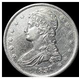 1837 Capped Bust Silver Half Dollar  UNCIRCULATED