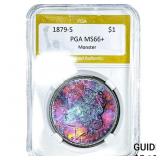 1879-S Morgan Silver Dollar PGA MS66+ Monster