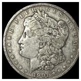 1901 Morgan Silver Dollar NEARLY UNCIRCULATED
