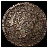 1845 Braided Hair Large Cent LIGHTLY  CIRCULATED