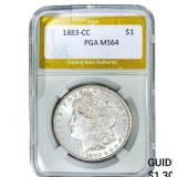 1883-CC Morgan Silver Dollar PGA MS64