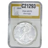 1988 Silver Eagle PGA MS70