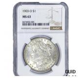 1903-O Morgan Silver Dollar NGC MS63