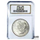 1897 Morgan Silver Dollar NGC MS63