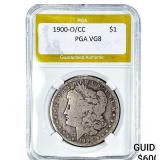 1900-O/CC Morgan Silver Dollar PGA VG8